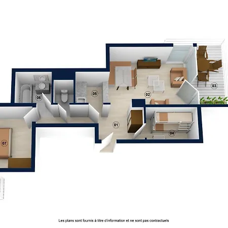 Elan 15 6 Pers, Centre Village Apartment